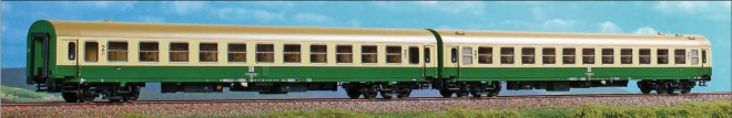 Set of 2 passenger cars 2nd class type Bcm Halberschtadt<br /><a href='images/pictures/ACME/268839_c.jpg' target='_blank'>Full size image</a>